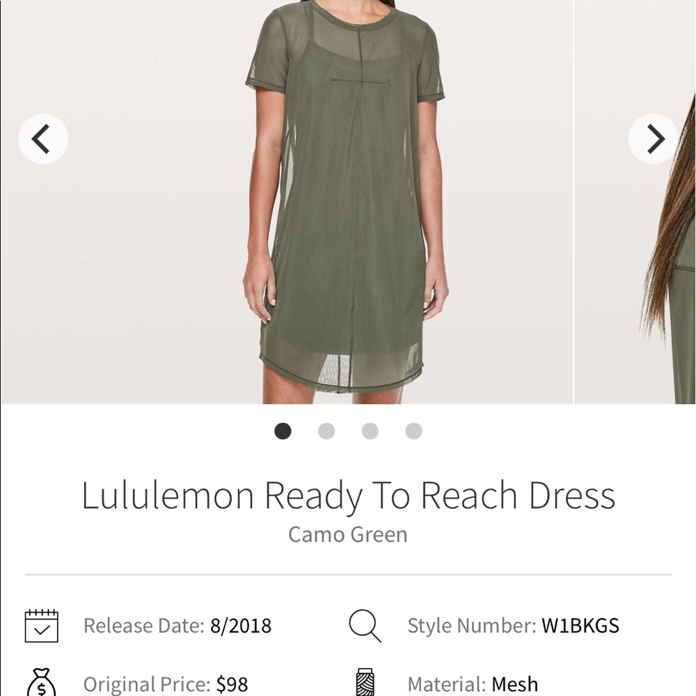 Lululemon Ready To Reach Dress